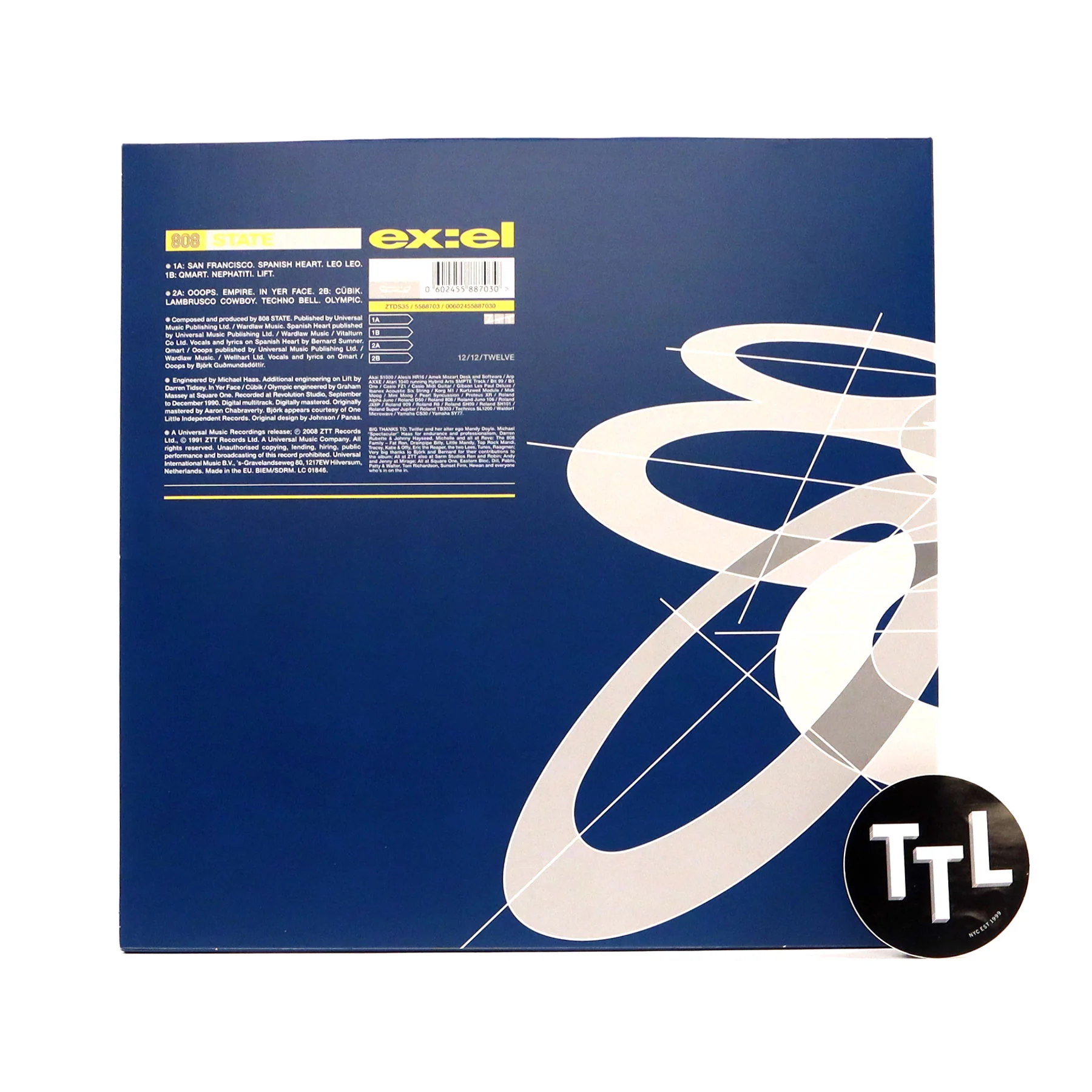 808 State: Ex:el (Import, Colored Vinyl) Vinyl 2LP - Image 3