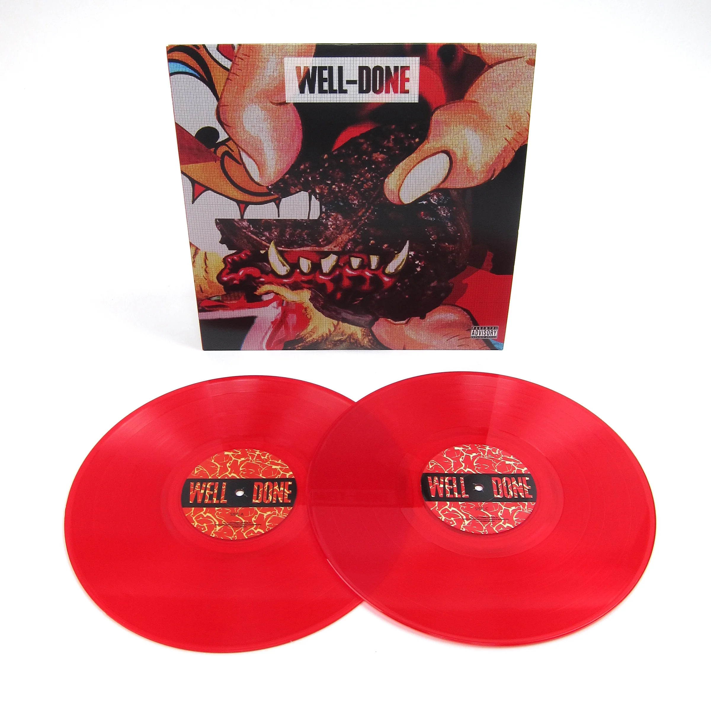 Action Bronson & Statik Selektah: Well Done (Red Colored Vinyl) Vinyl 2LP - Image 2
