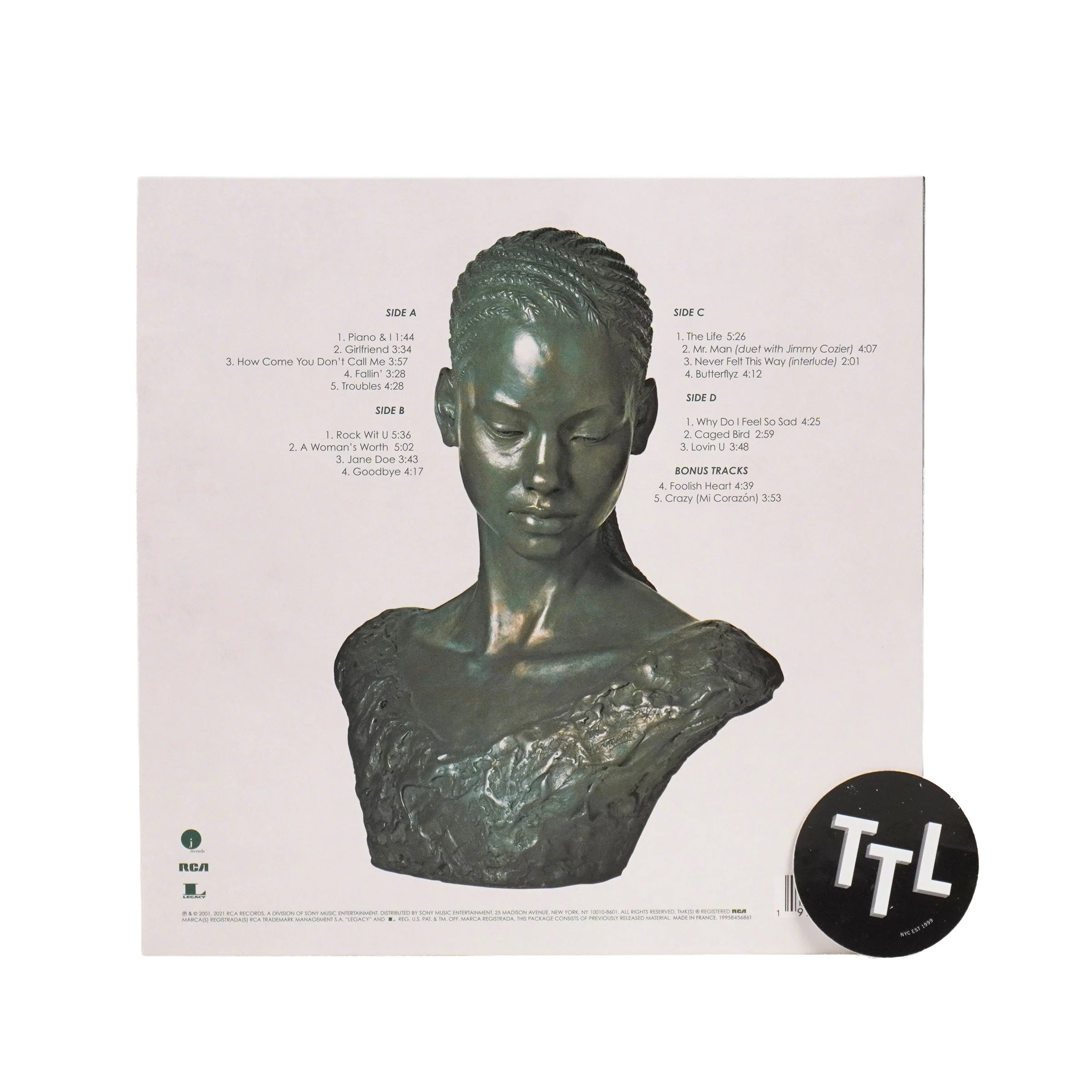 Alicia Keys: Songs In A Minor (Colored Vinyl) Vinyl 2LP - Image 3