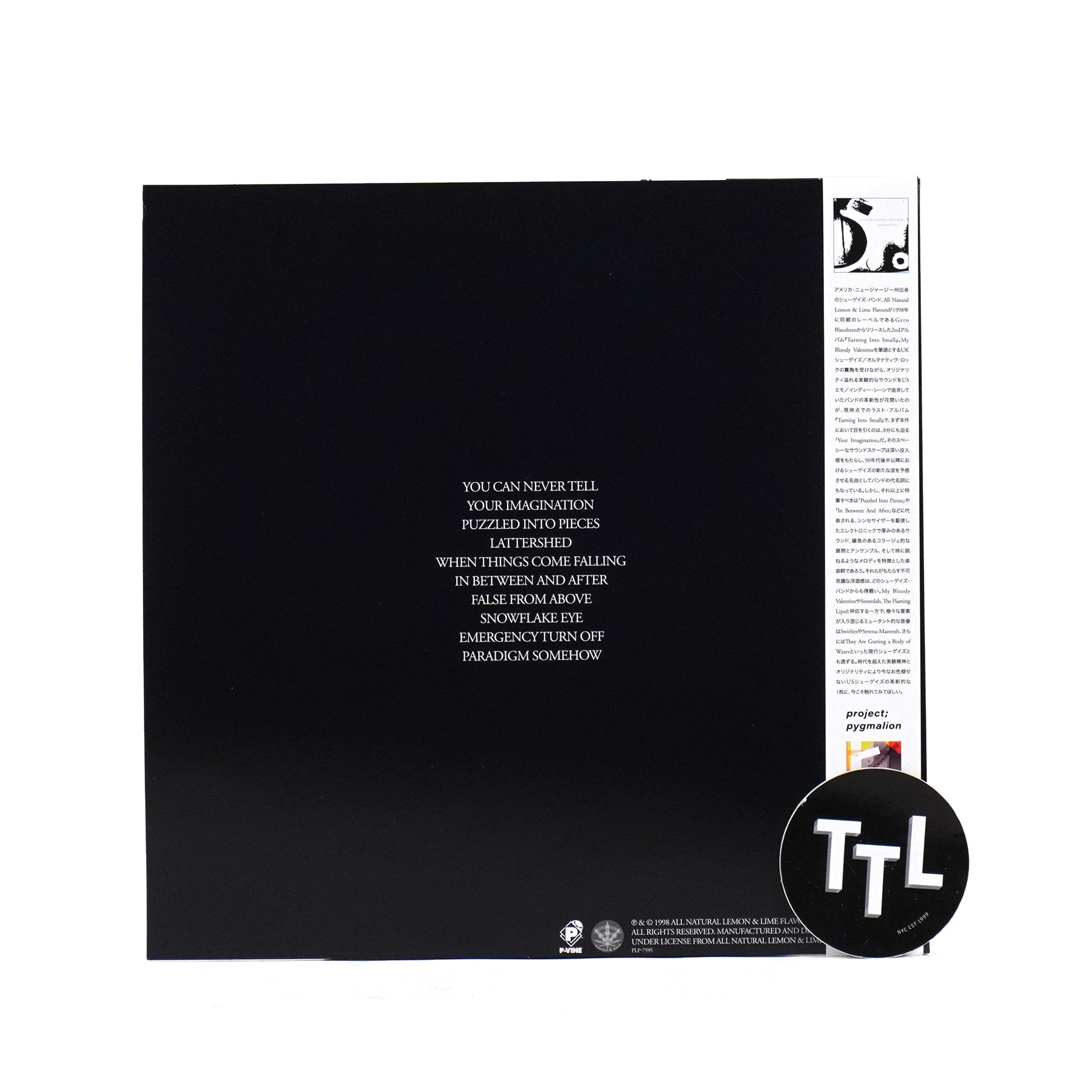 All Natural Lemon & Lime Flavors: Turning Into Small Vinyl LP - Image 3