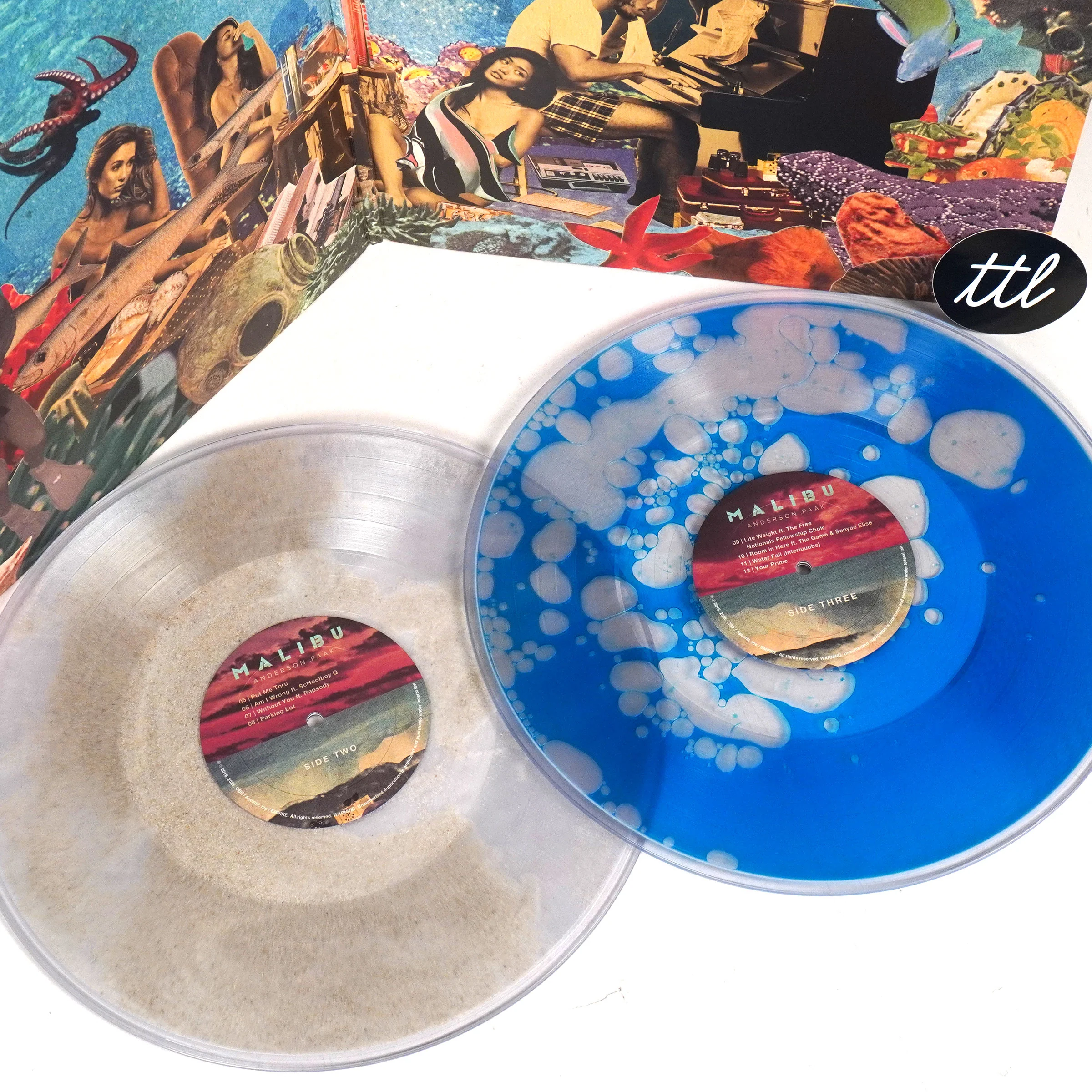 Anderson .Paak: Malibu - 10th Anniversary Edition (Water & Sand Filled Colored Vinyl) Vinyl 2LP - Image 2