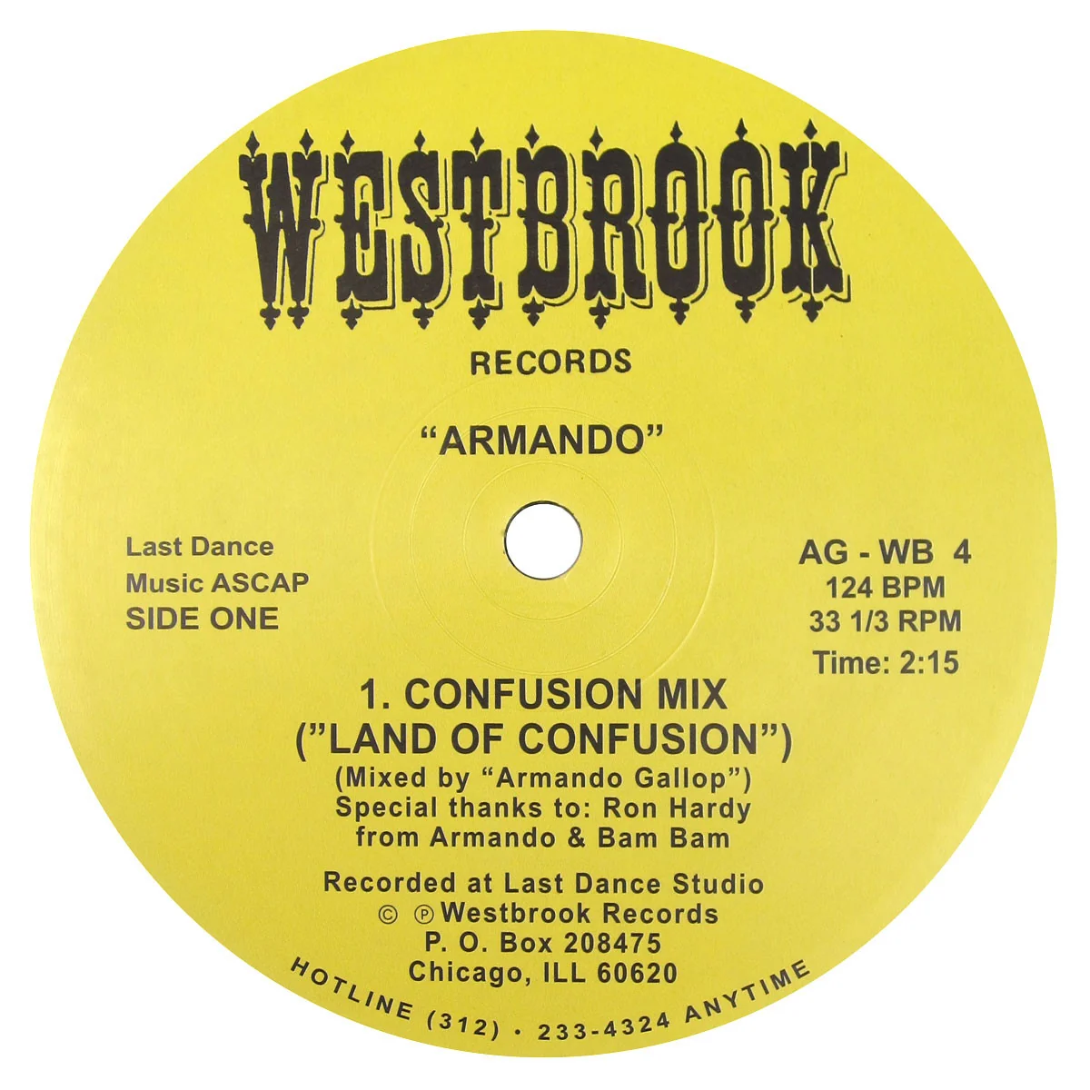 Armando: Land Of Confusion Vinyl 12"