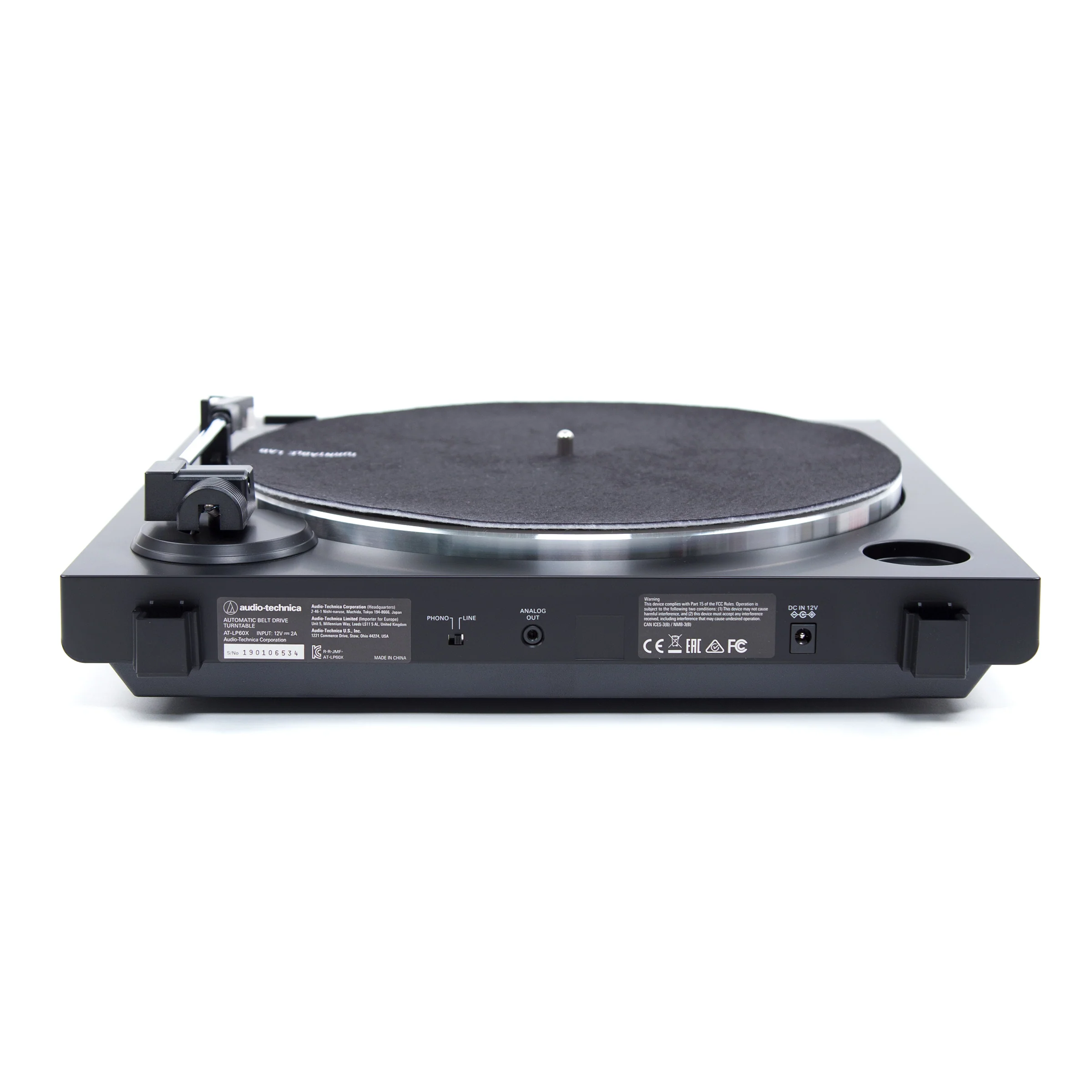 Audio-Technica: AT-LP60X-GM Automatic Turntable - Gunmetal Silver - Image 3