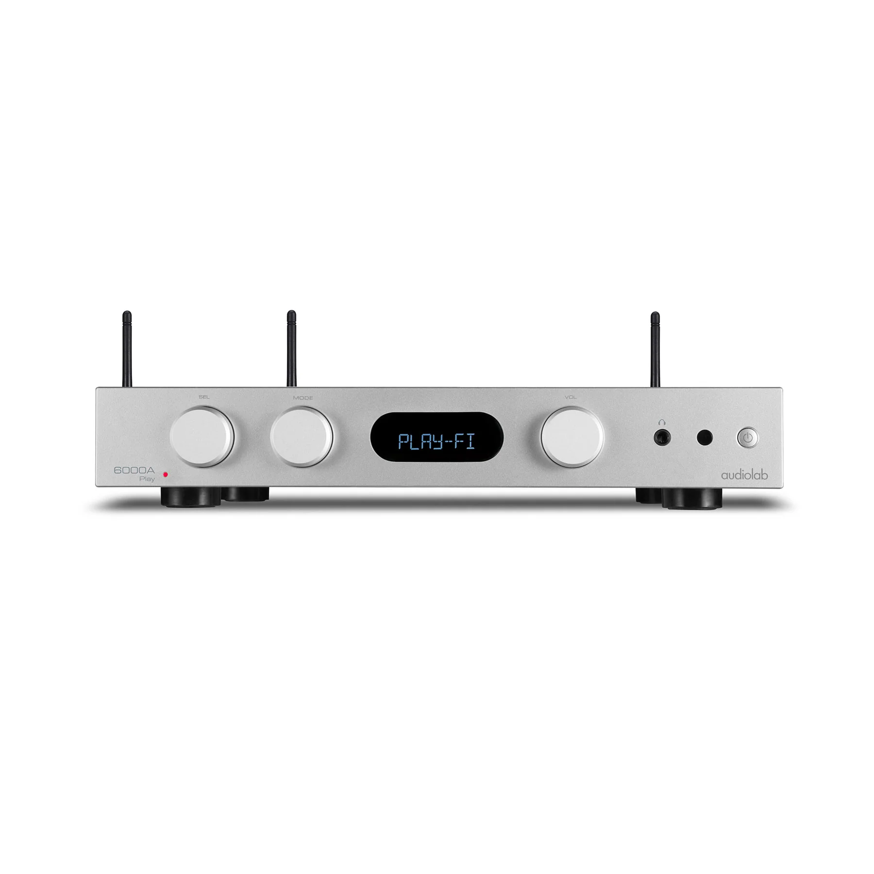 Audiolab: 6000A Play Integrated Amplifer + WiFi Streamer - Silver (600APLAYS)