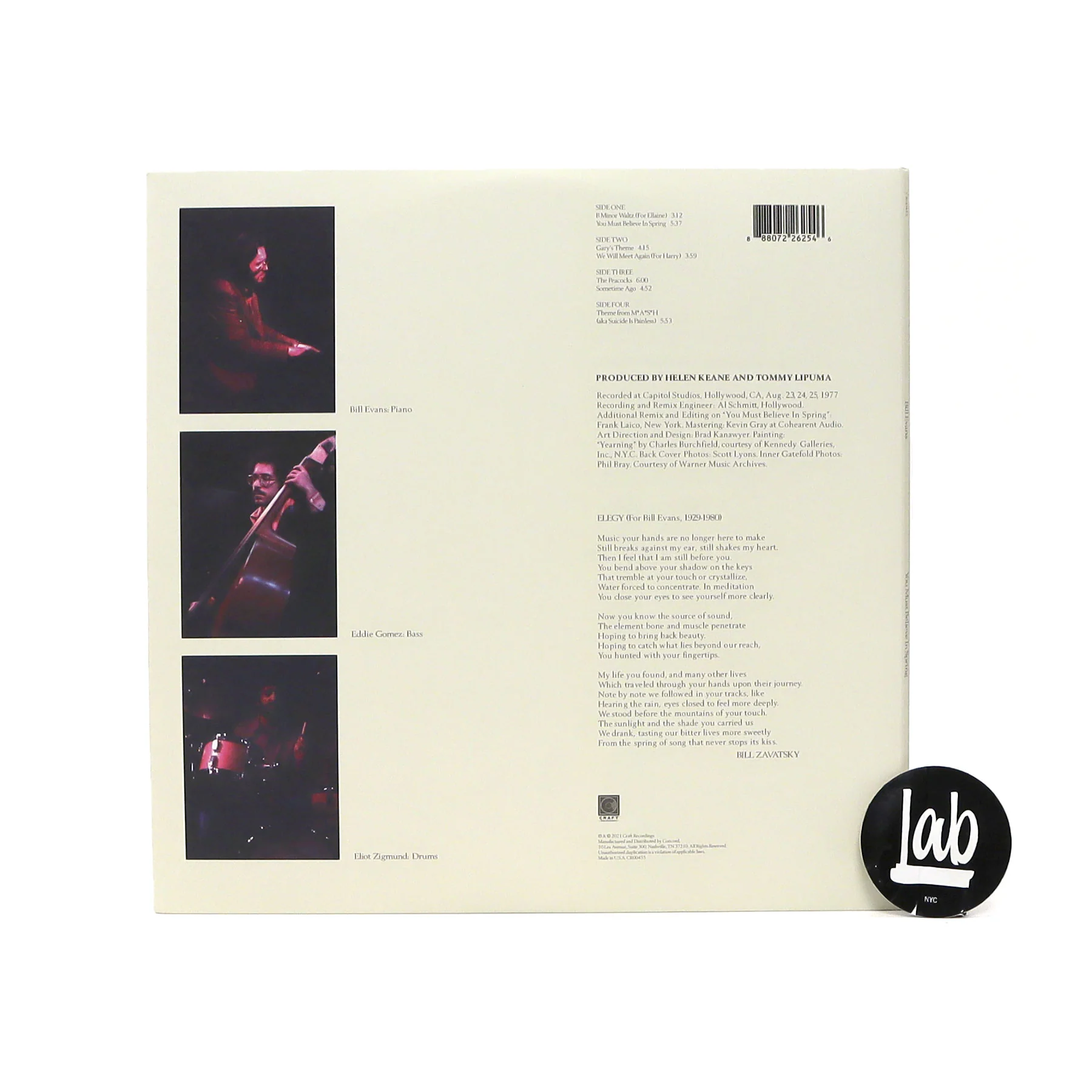 Bill Evans: You Must Believe In Spring (180g) Vinyl 2LP - Image 3