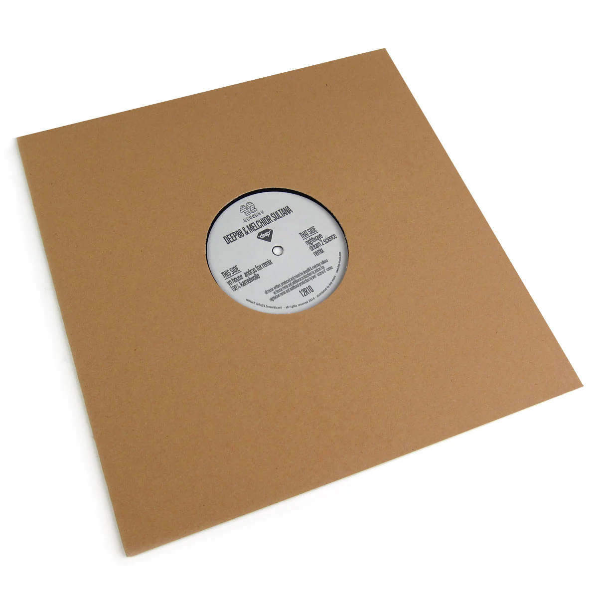 Deep88 & Melchior Sultana: Nightwave / Yo House (Dream 2 Science) Vinyl 12"