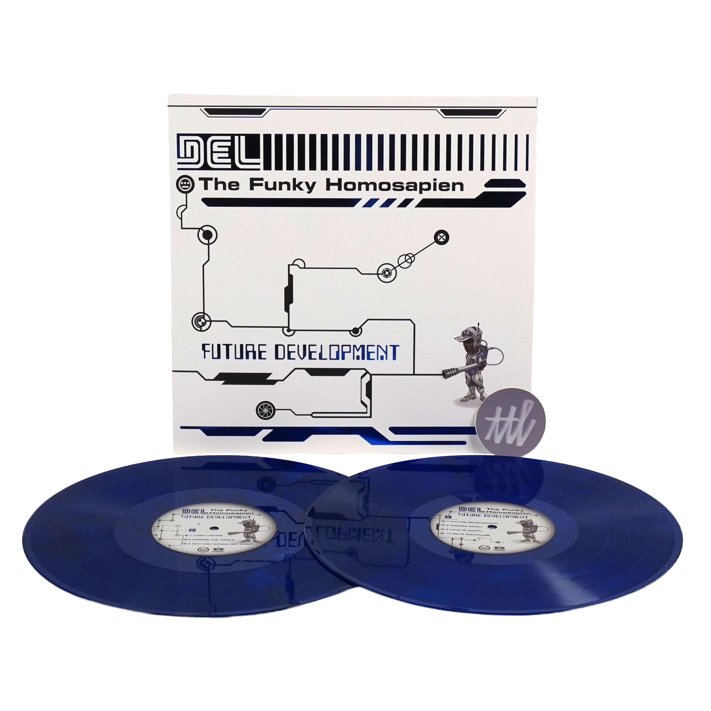 Del Tha Funkee Homosapien: Future Development (Blue Colored Vinyl) Vinyl 2LP - Image 2