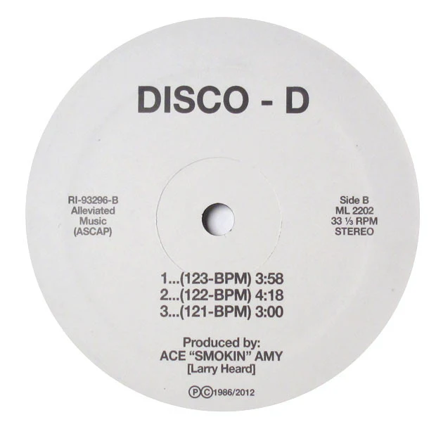 Disco D: Dance Tracs (Larry Heard) Vinyl 12"
