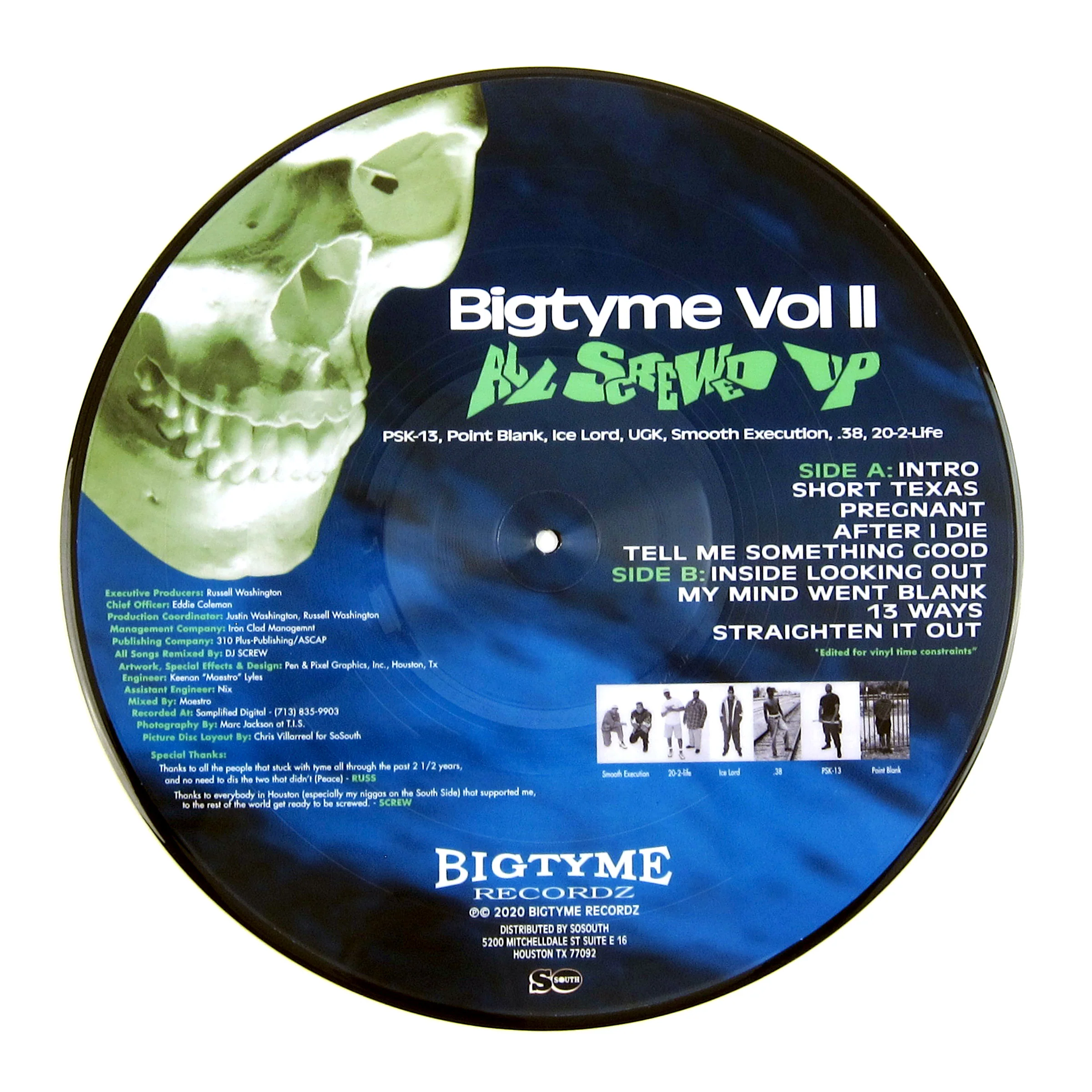 DJ Screw: All Screwed Up Vol.2 (Pic Disc) Vinyl LP - LIMIT 2 PER CUSTOMER - Image 3