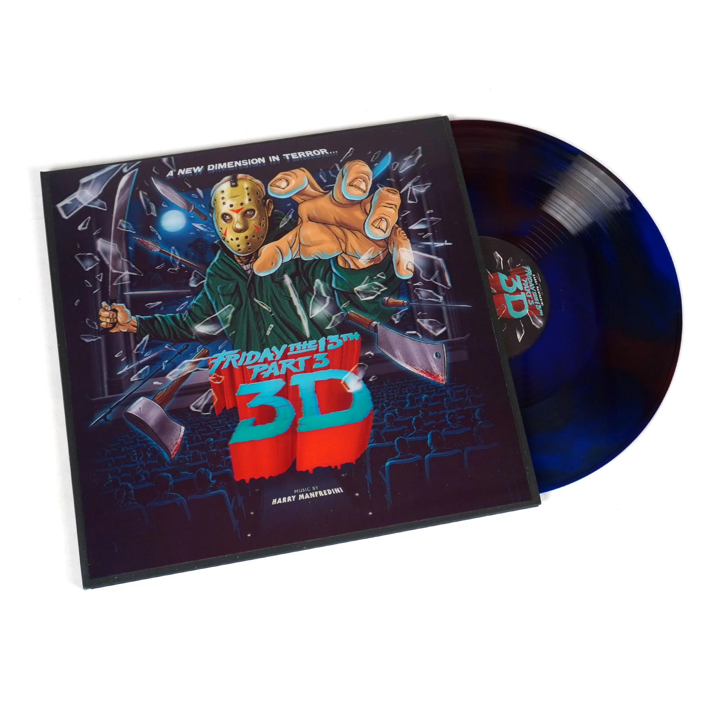Harry Manfredini: Friday The 13th Part 3 (Lenticular Cover, Colored Vinyl) Vinyl 2LP