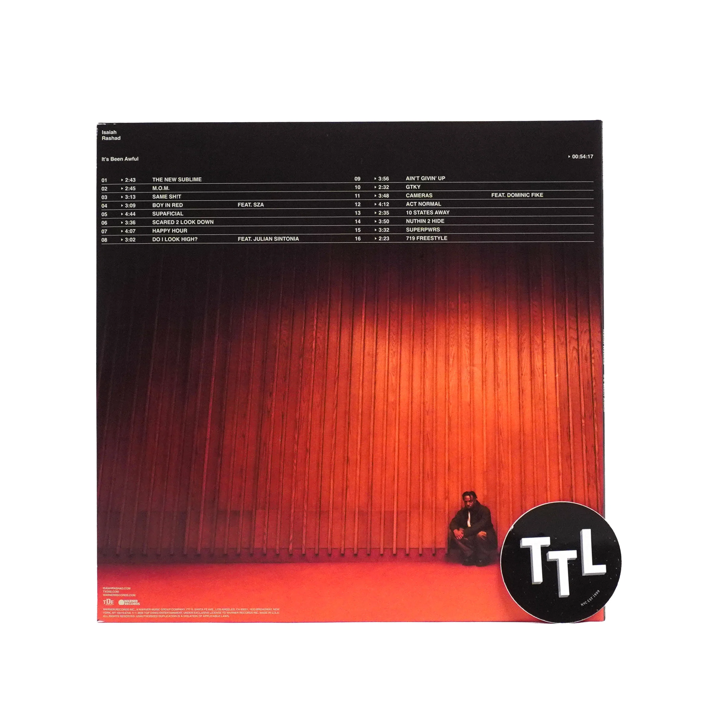 Isaiah Rashad: It's Been Awful (Indie Exclusive Colored Vinyl) Vinyl 2LP - Image 3