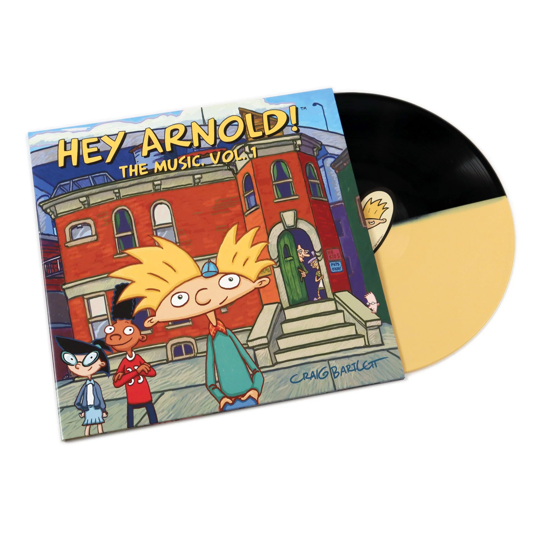 Jim Lang: Hey Arnold! The Music Vol.1 (Yellow & Black Colored Vinyl) Vinyl LP