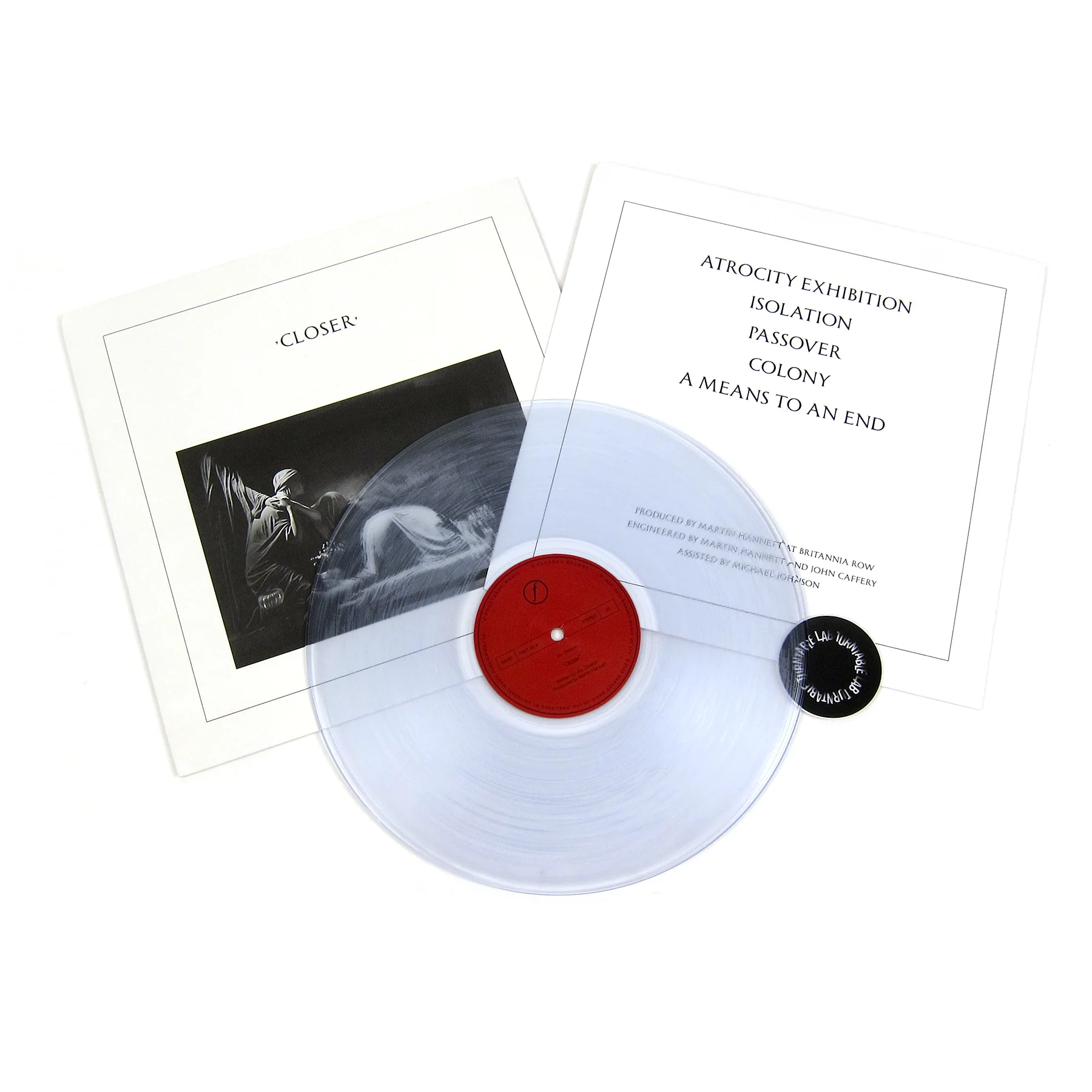 Joy Division: Closer - 40th Anniversary (180g, Clear Colored Vinyl) Vinyl LP - Image 3