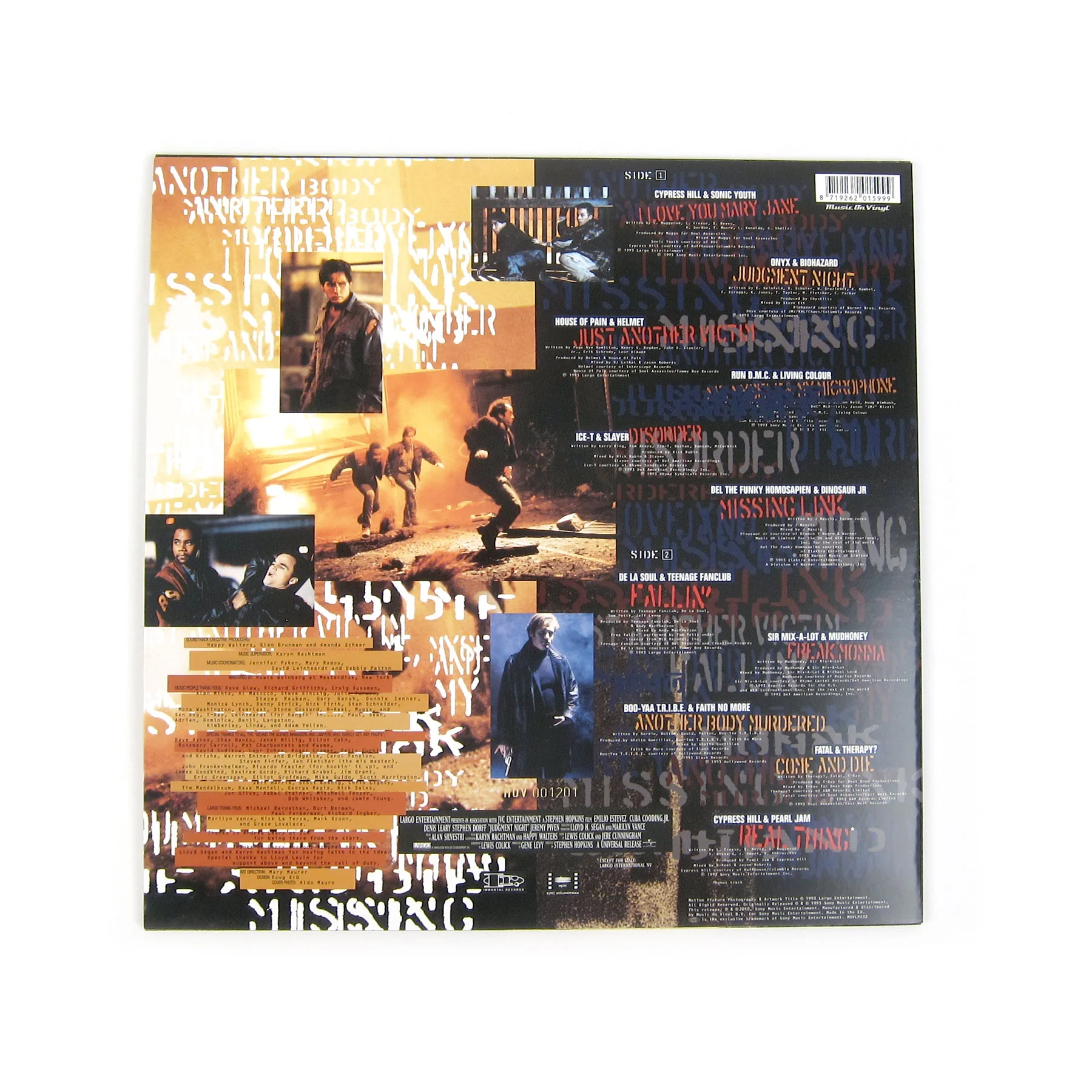 Judgment Night: Soundtrack (Music On Vinyl 180g Colored Vinyl) Vinyl LP - Image 2