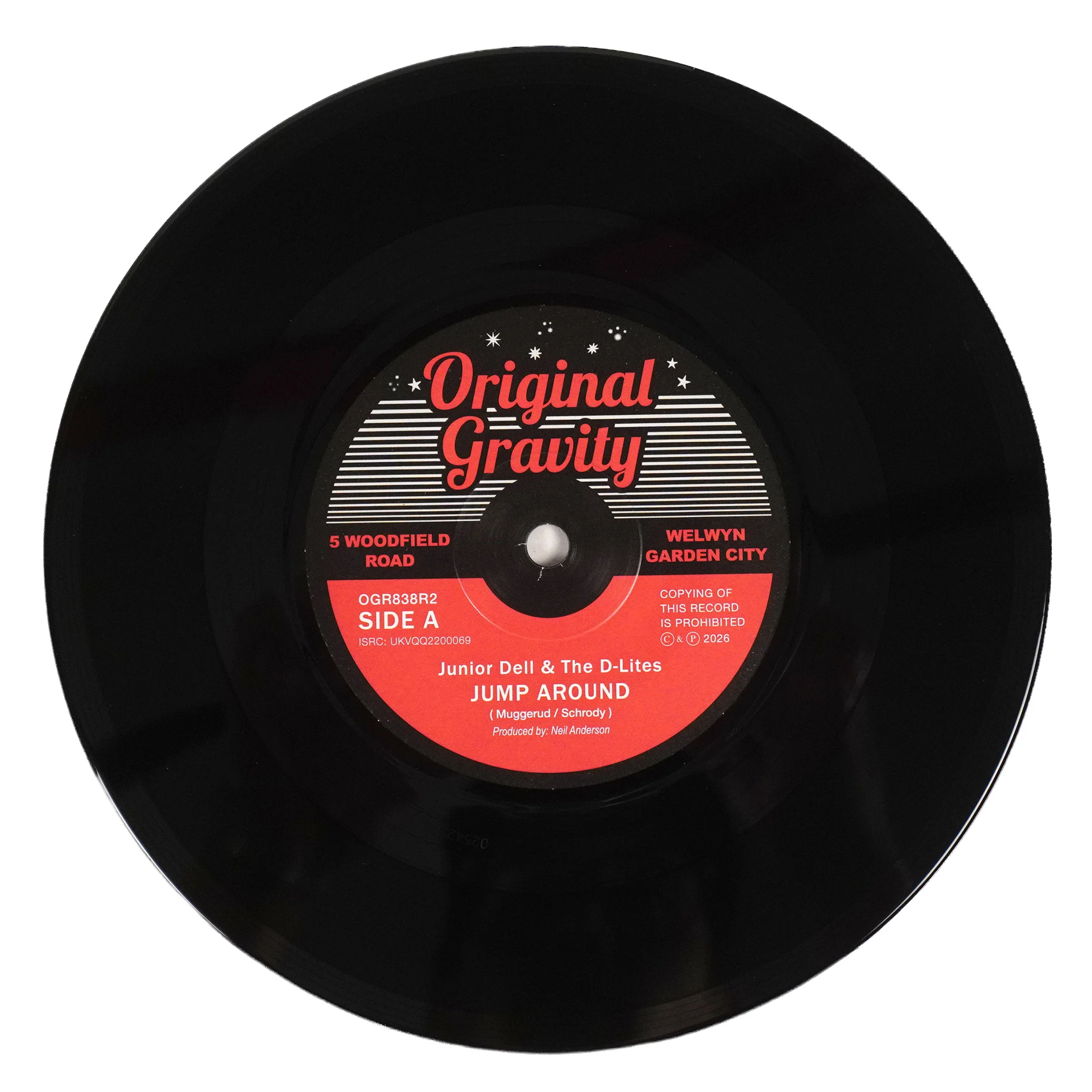 Junior Dell & The D-Lites: Jump Around (Import) Vinyl 7"