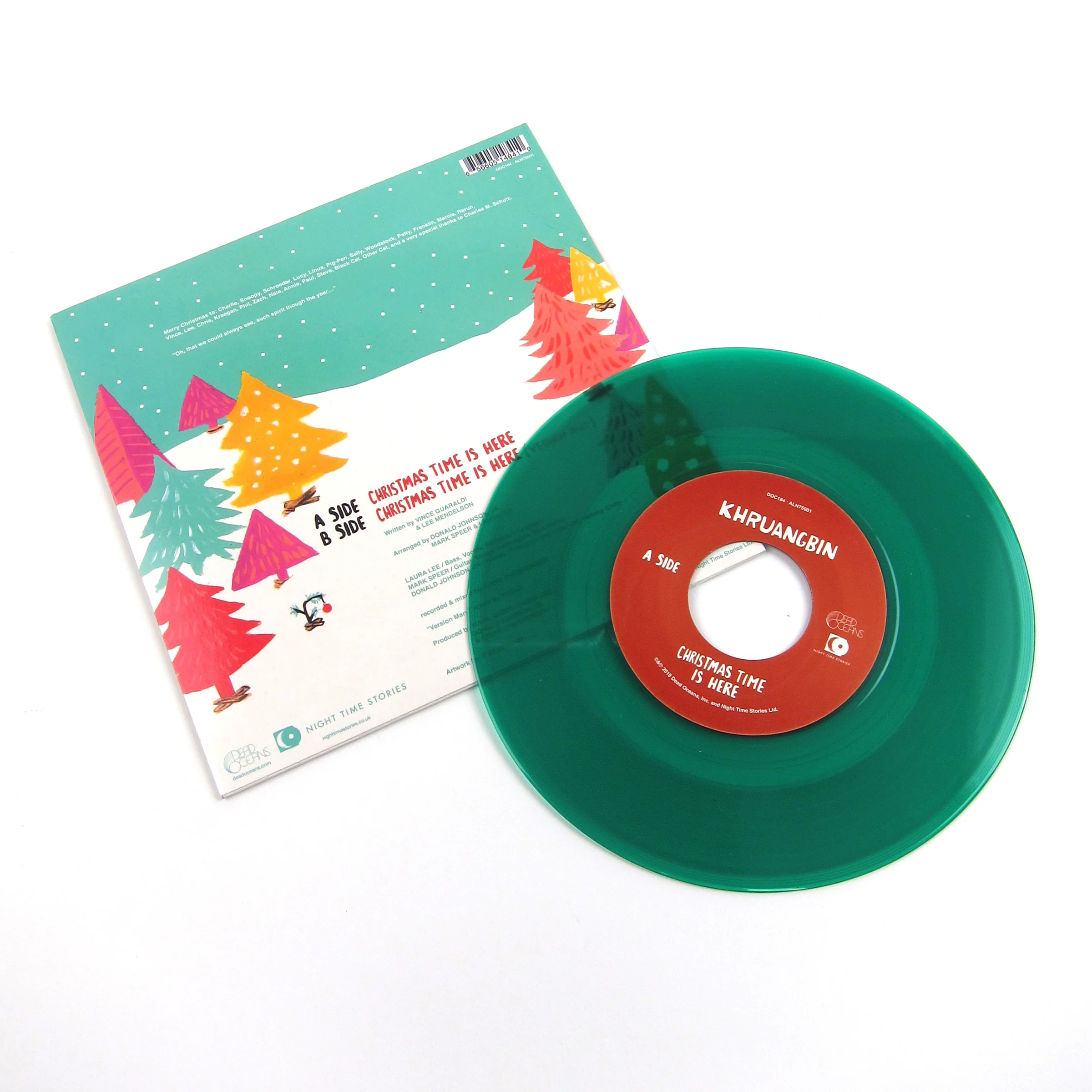 Khruangbin: Christmas Time Is Here (Colored Vinyl) Vinyl 7" - Image 2