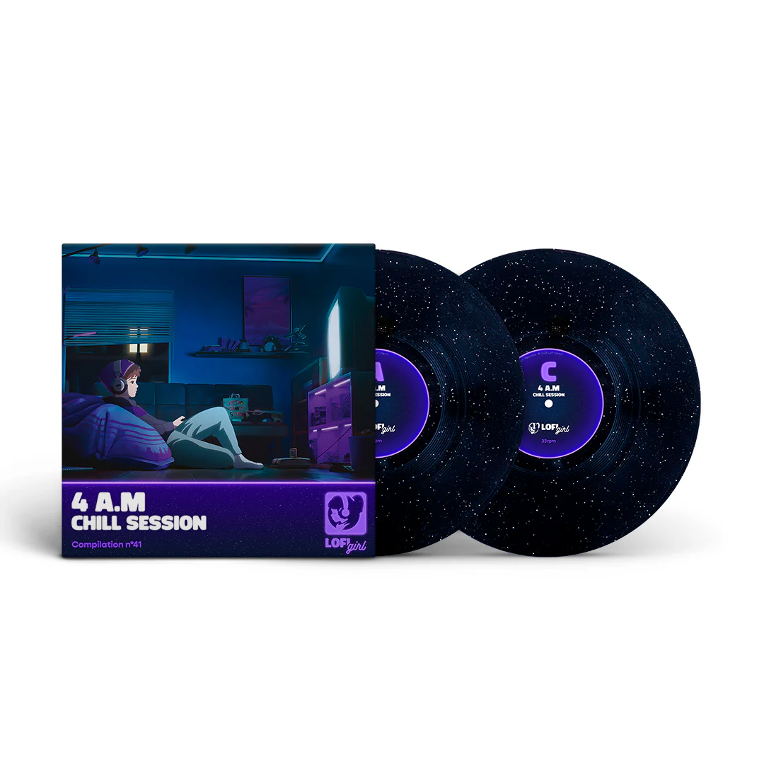Lofi Girl: 4 AM Chill Session (Colored Vinyl) Vinyl 2LP - PRE-ORDER
