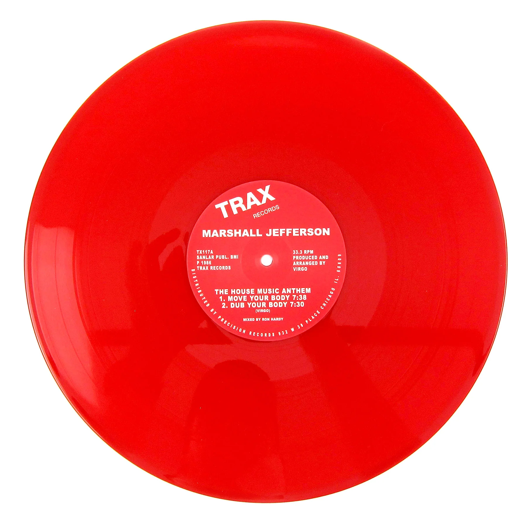 Marshall Jefferson: The House Music Anthem - Move Your Body (Colored Vinyl) Vinyl 12"