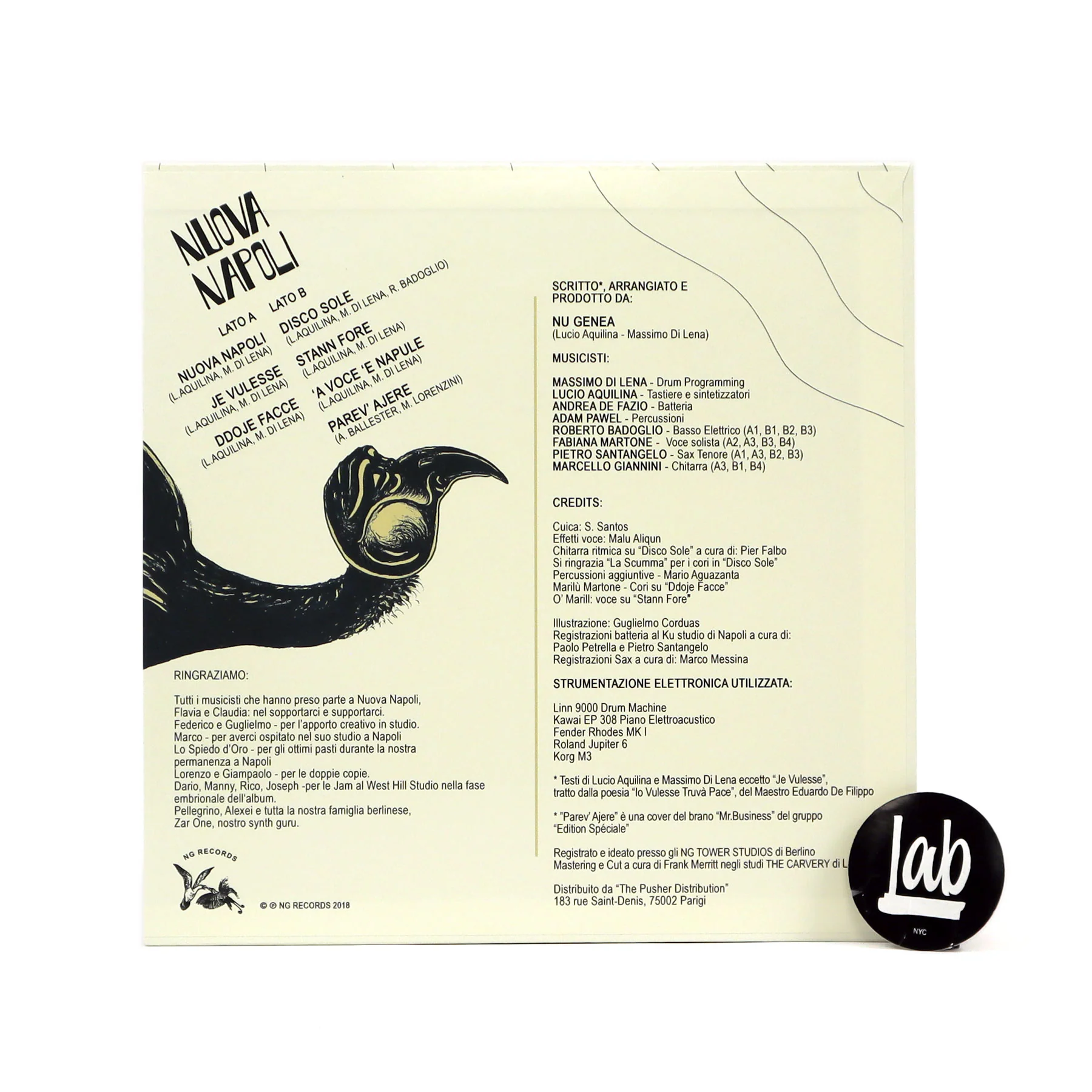 Nu Genea: Nuova Napoli Vinyl LP - Image 2