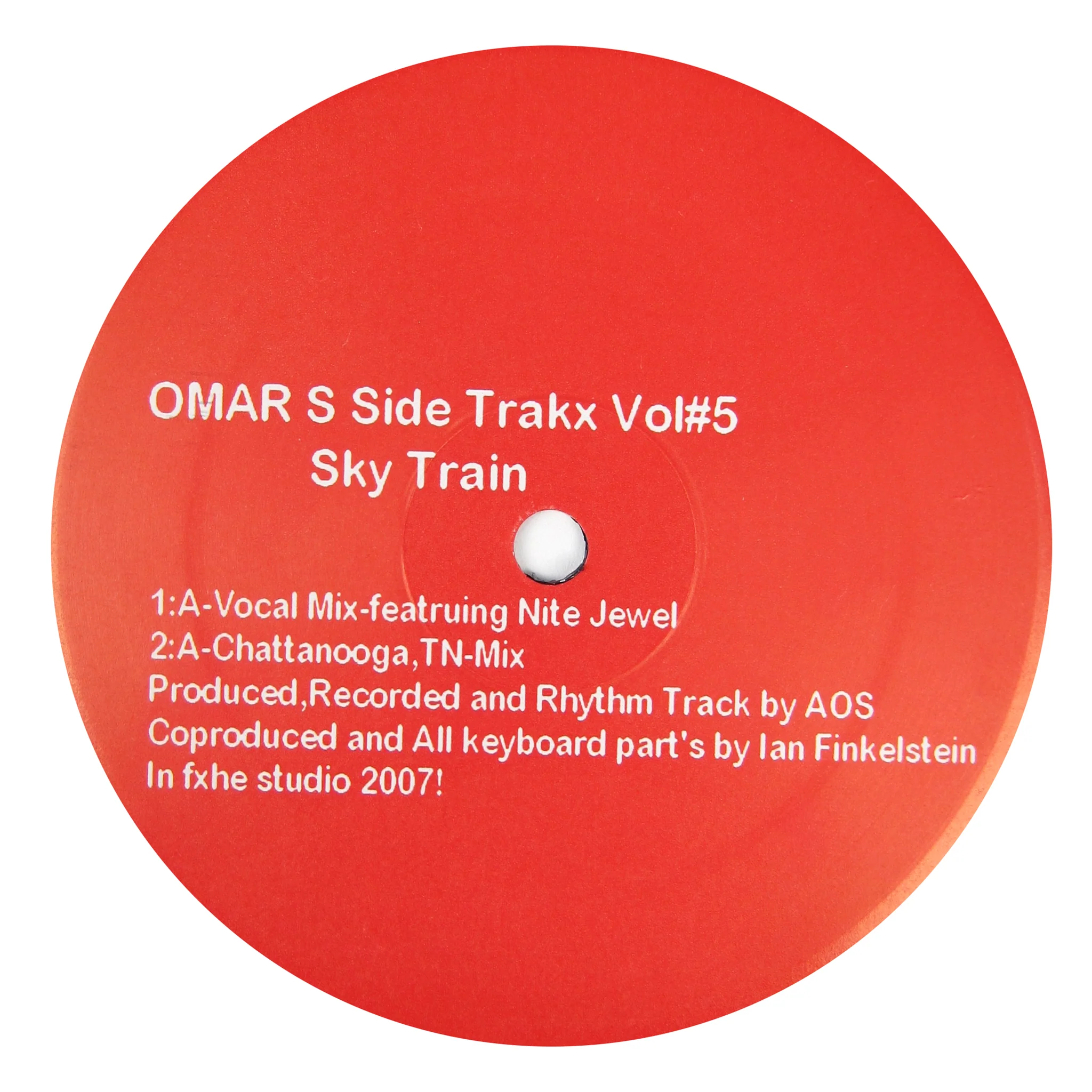 Omar-S: Side Trakx Vol.5 Vinyl 12"