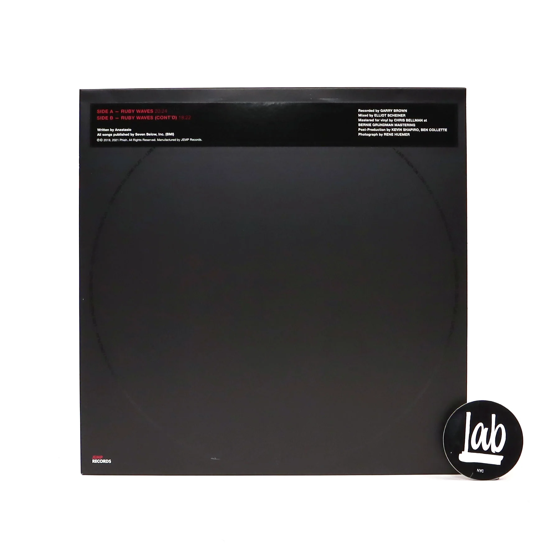 Phish: LP on LP 01 - Ruby Waves 7/14/19 (Colored Vinyl) Vinyl LP - Image 3