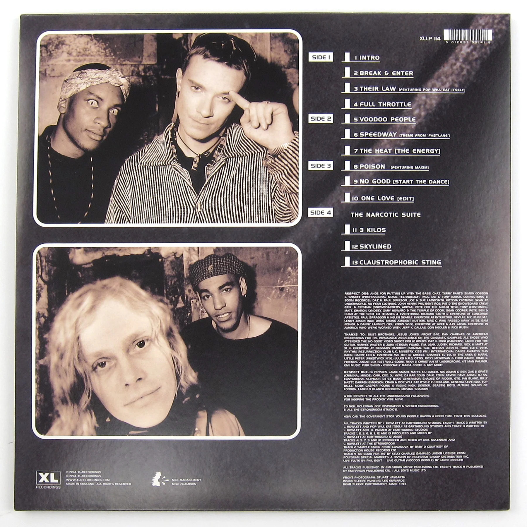 The Prodigy: Music for the Jilted Generation Vinyl 2LP - Image 3