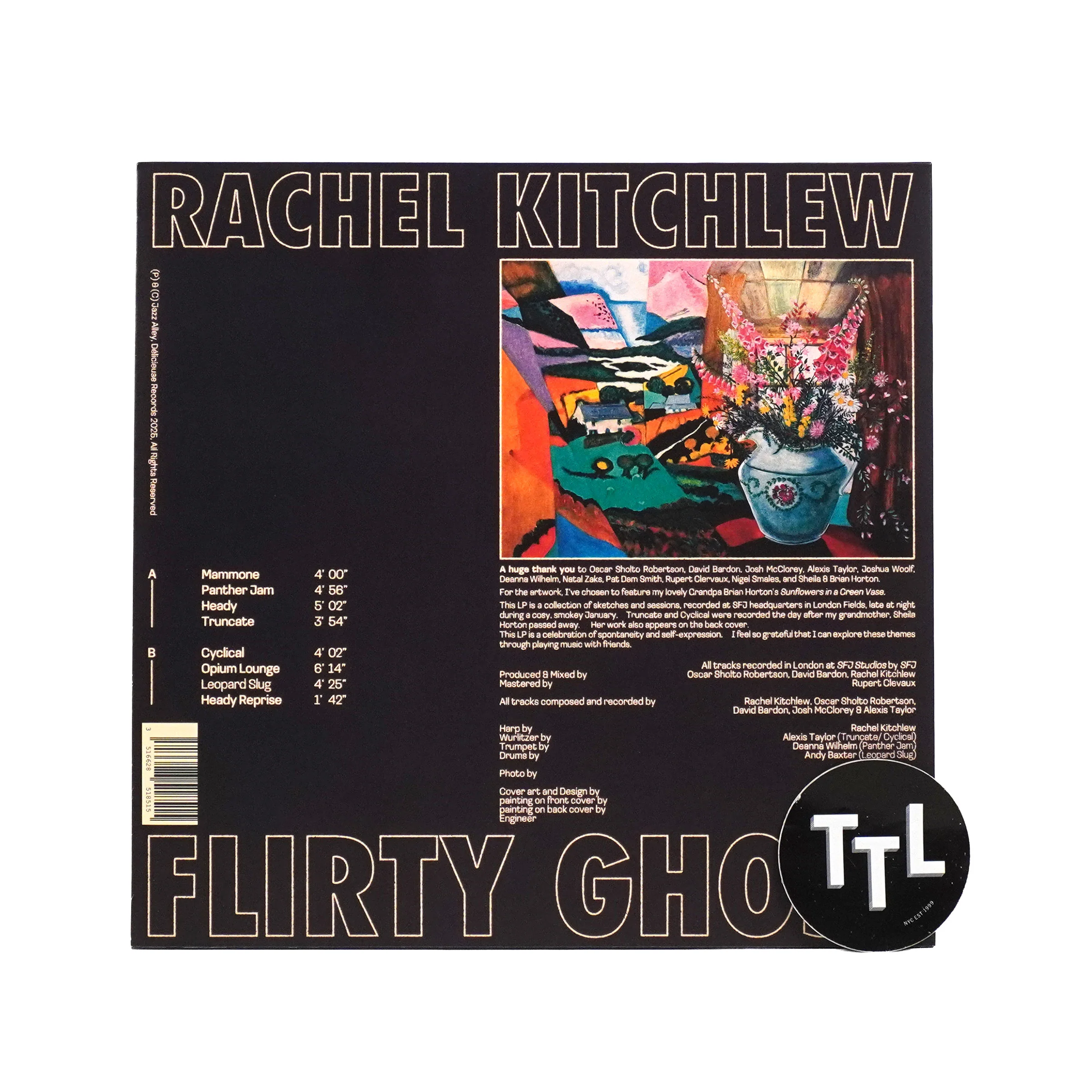 Rachel Kitchlew: Flirty Ghost (Import, Colored Vinyl) Vinyl LP - Image 3