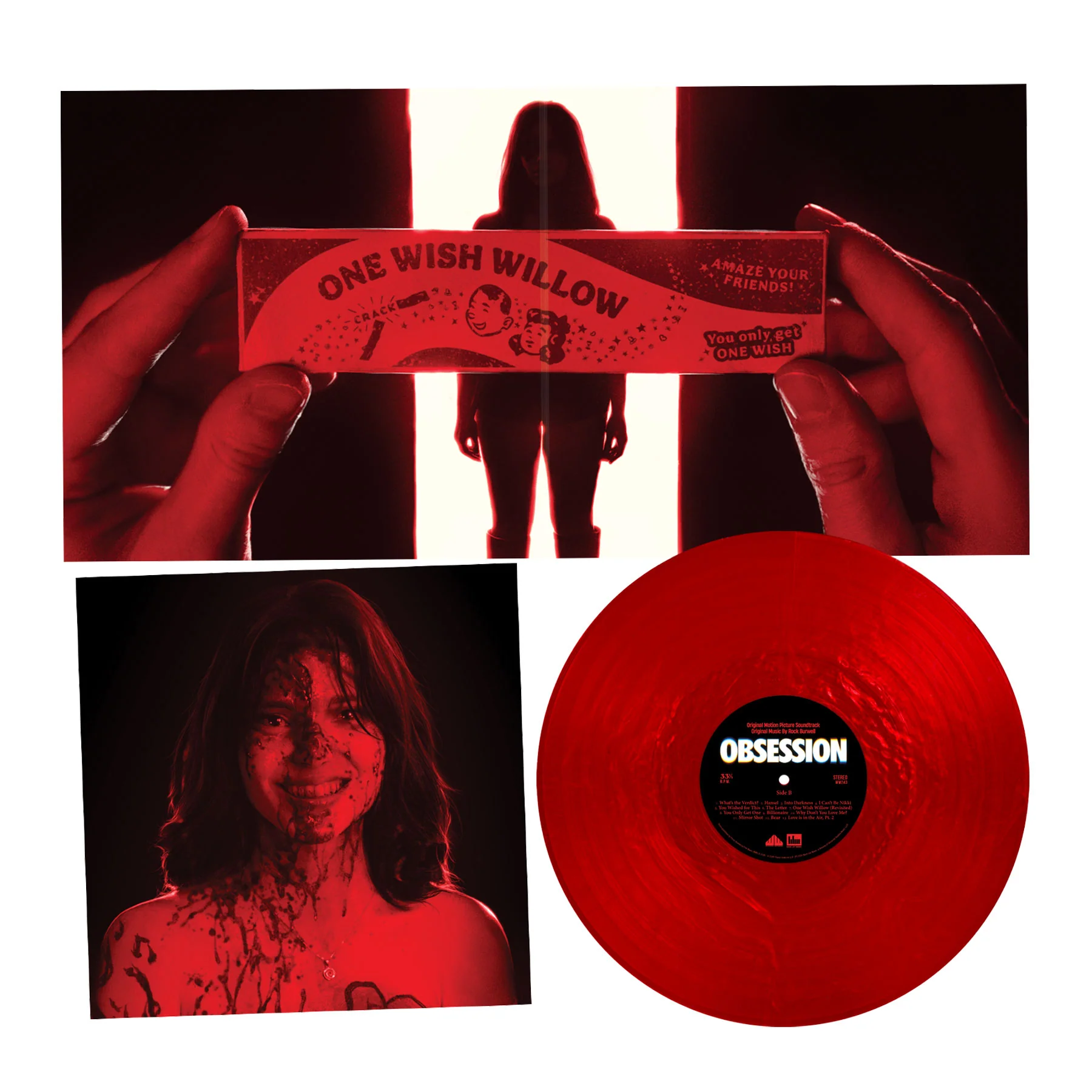 Rock Burwell: Obsession Soundtrack (Colored Vinyl) Vinyl LP - PRE-ORDER - Image 2