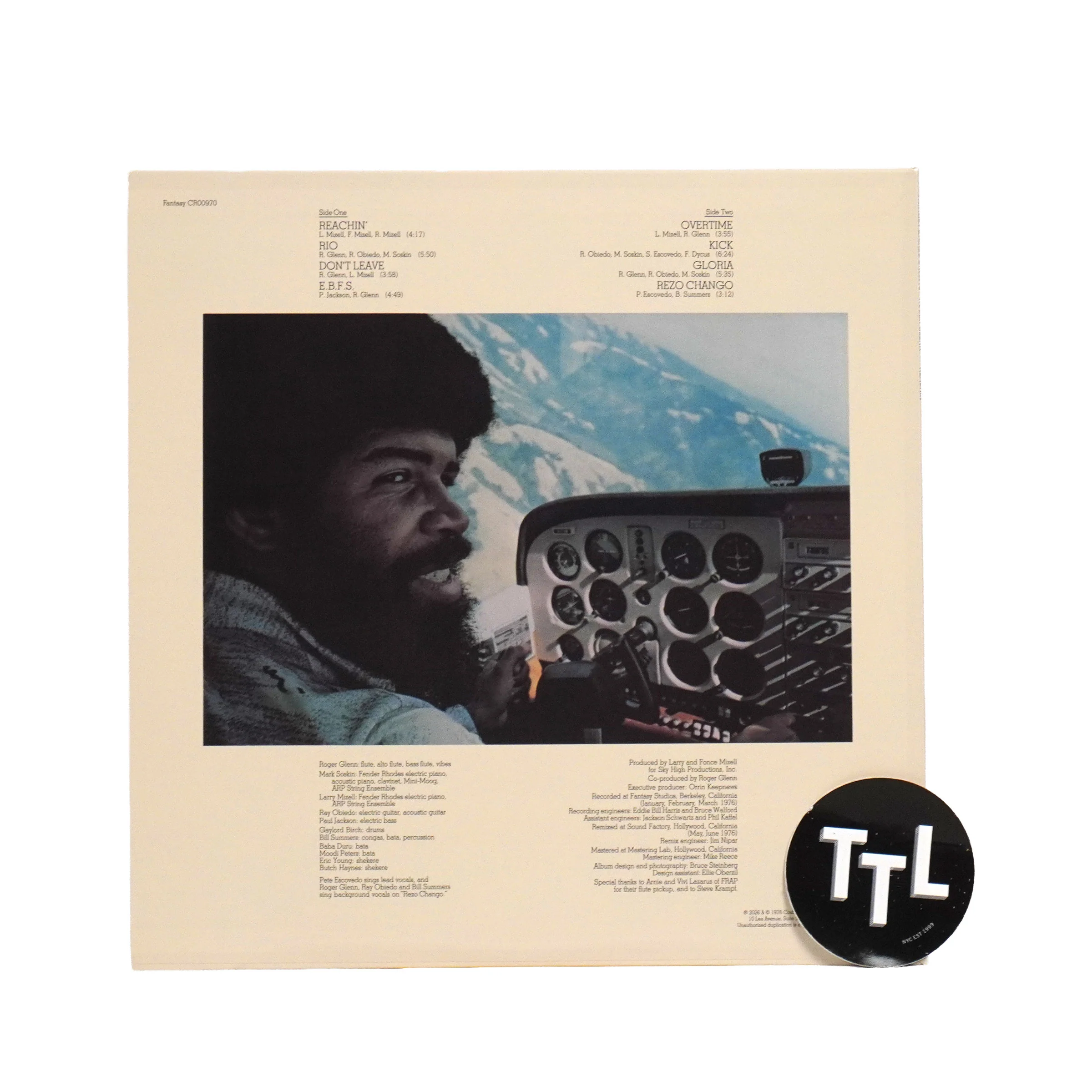 Roger Glenn: Reachin' (180g, Jazz Dispensary Top Shelf) Vinyl LP - Image 2