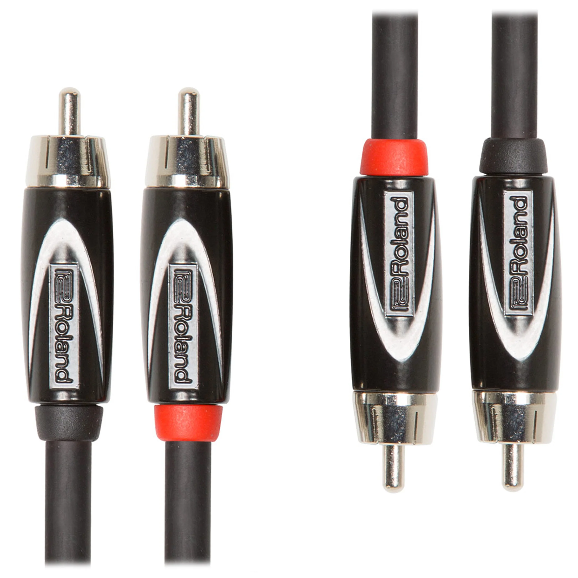 Roland: Black Series Cable - Dual RCA to RCA / 3 ft. (RCC-3-2R2R)