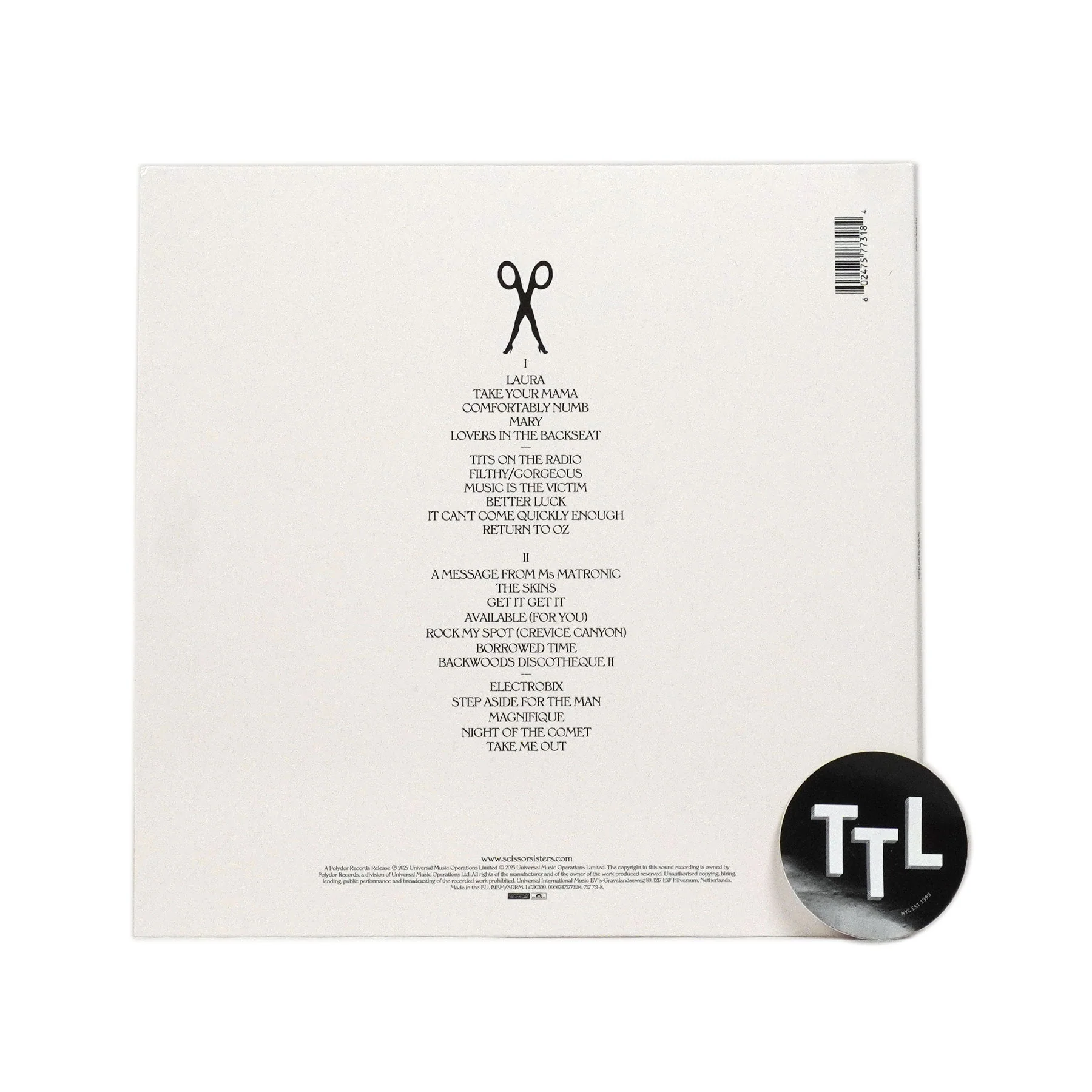 Scissor Sisters: Scissor Sisters Deluxe Vinyl 2LP - Image 3