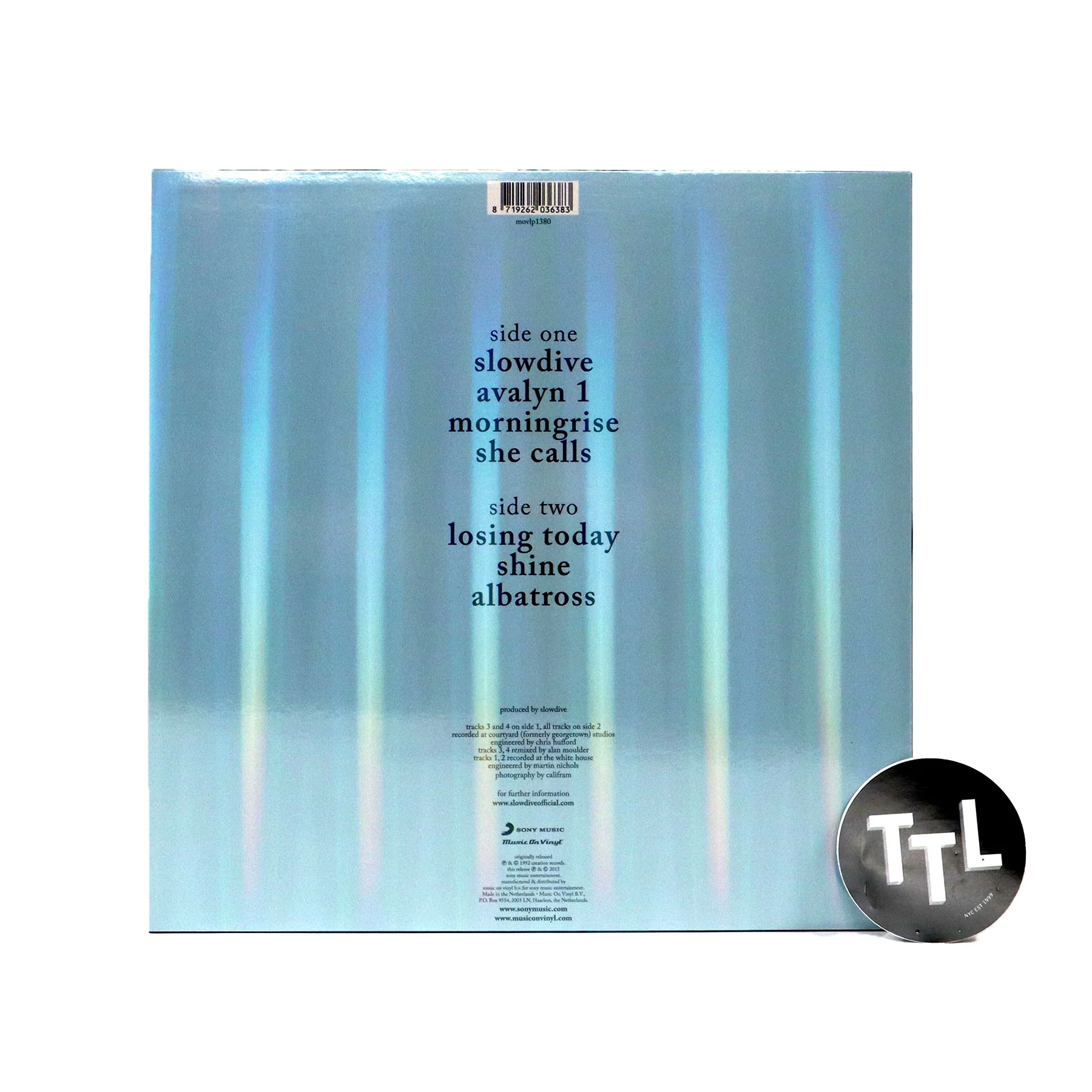 Slowdive: Blue Day (180g, Blue & White Marble Colored Vinyl) Vinyl LP - Image 3
