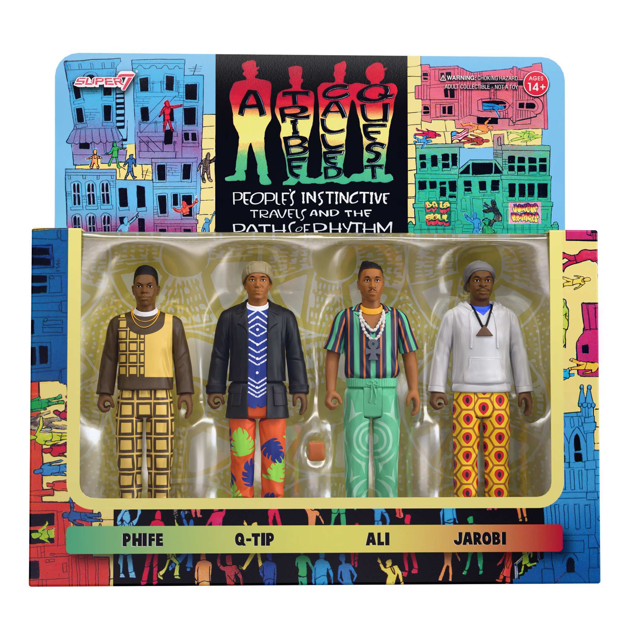Super7: A Tribe Called Quest People's Instinctive Travels ReAction Toy Figures