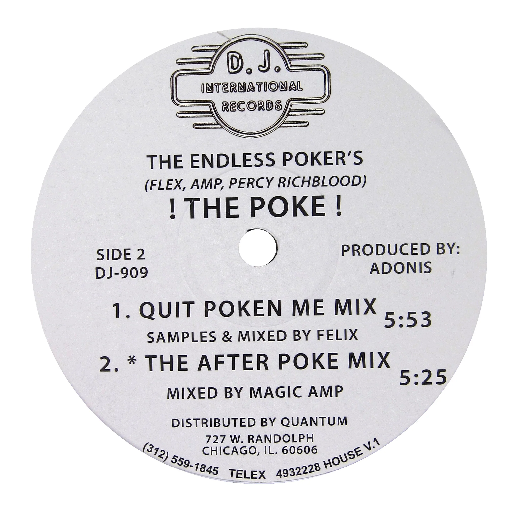 The Endless Poker's: ! The Poke ! Vinyl 12"
