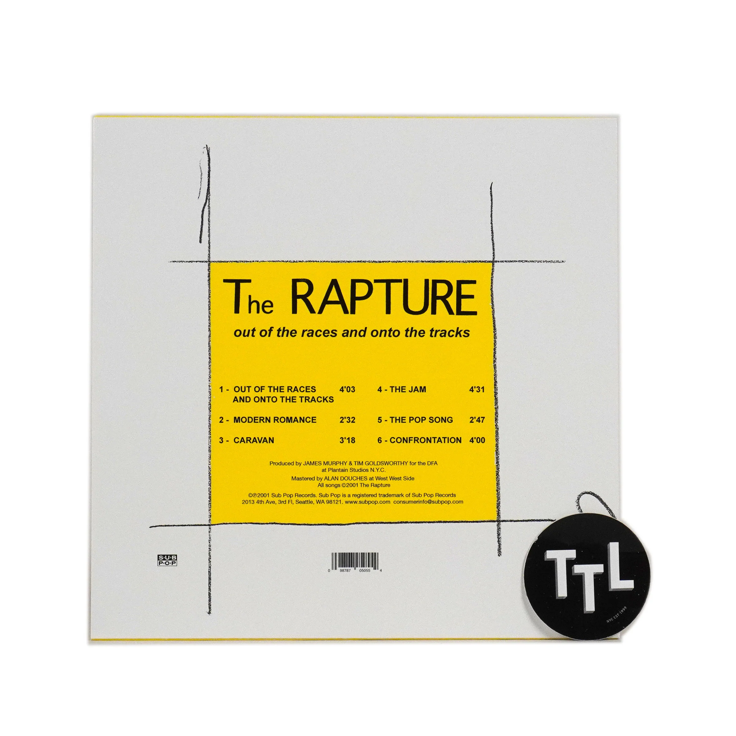 The Rapture: Out Of The Races And Onto The Tracks (Colored Vinyl) Vinyl LP - Image 3