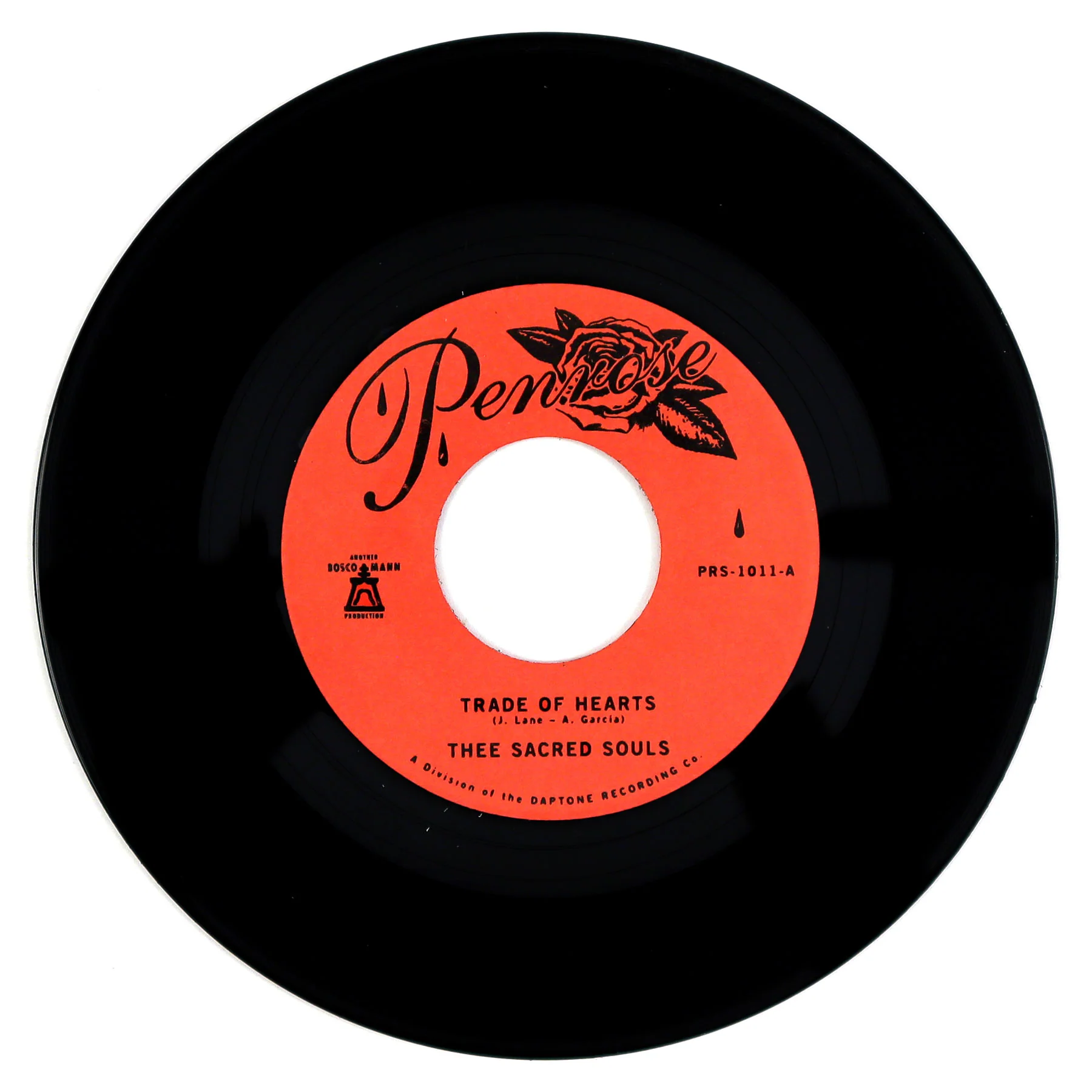 Thee Sacred Souls: Trade Of Hearts / Let Me Feel Your Charm Vinyl 7"