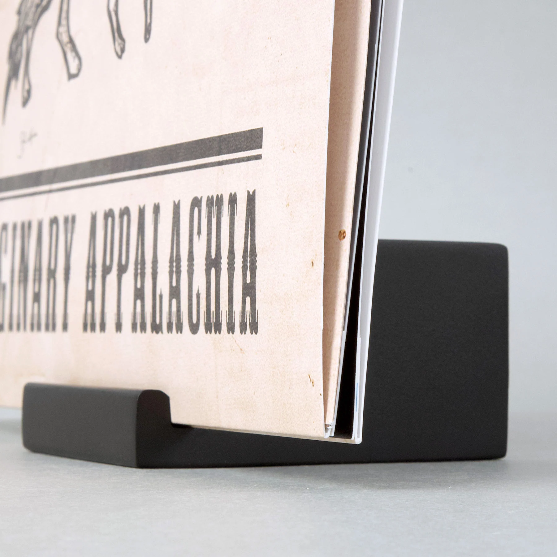 Turntable Lab: Wood Block Record Display - Black - Image 4